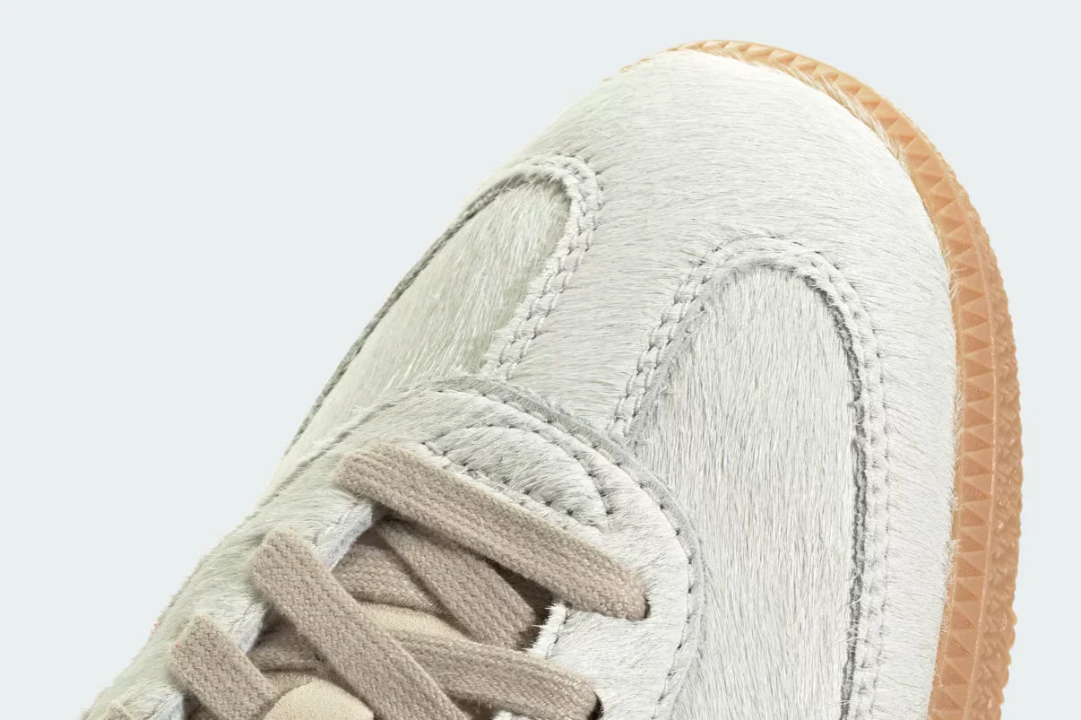 Adidas Samba OG Pony Hair Wonder Beige Better Scarlet