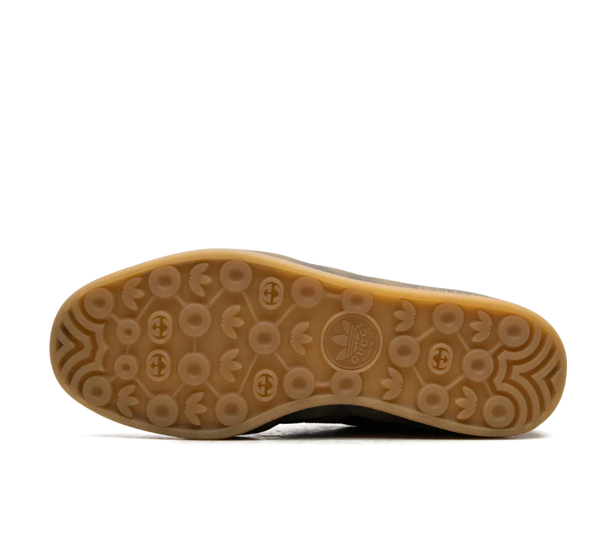 Tênis Adidas x Gucci Gazelle GG Monogram 'Brown' Marrom/Preto - 707847-AAA2V-8546