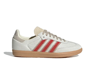 Adidas Samba OG Pony Hair Wonder Beige Better Scarlet