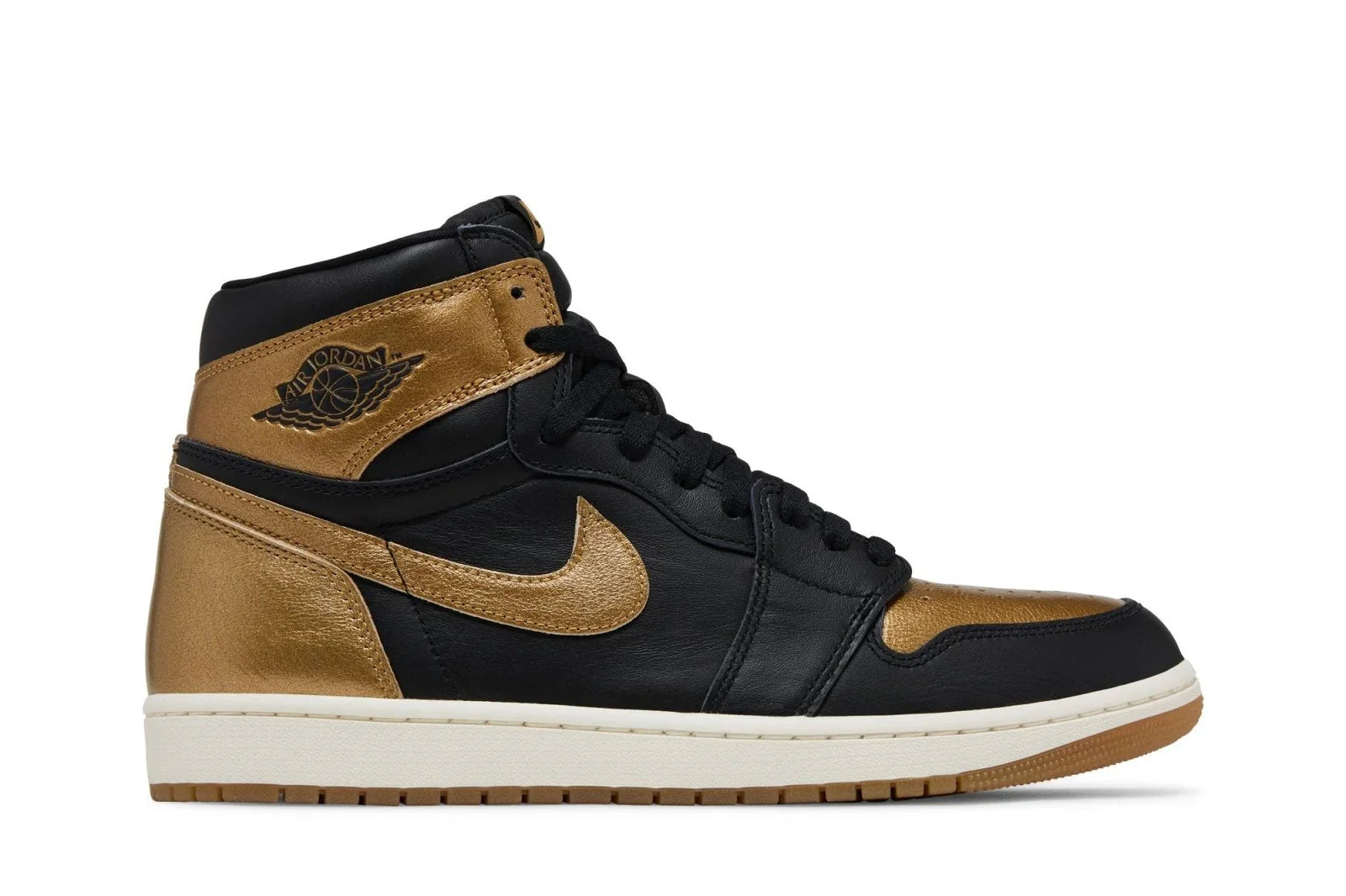 Air Jordan 1 High Og Black Metallic Gold Preto