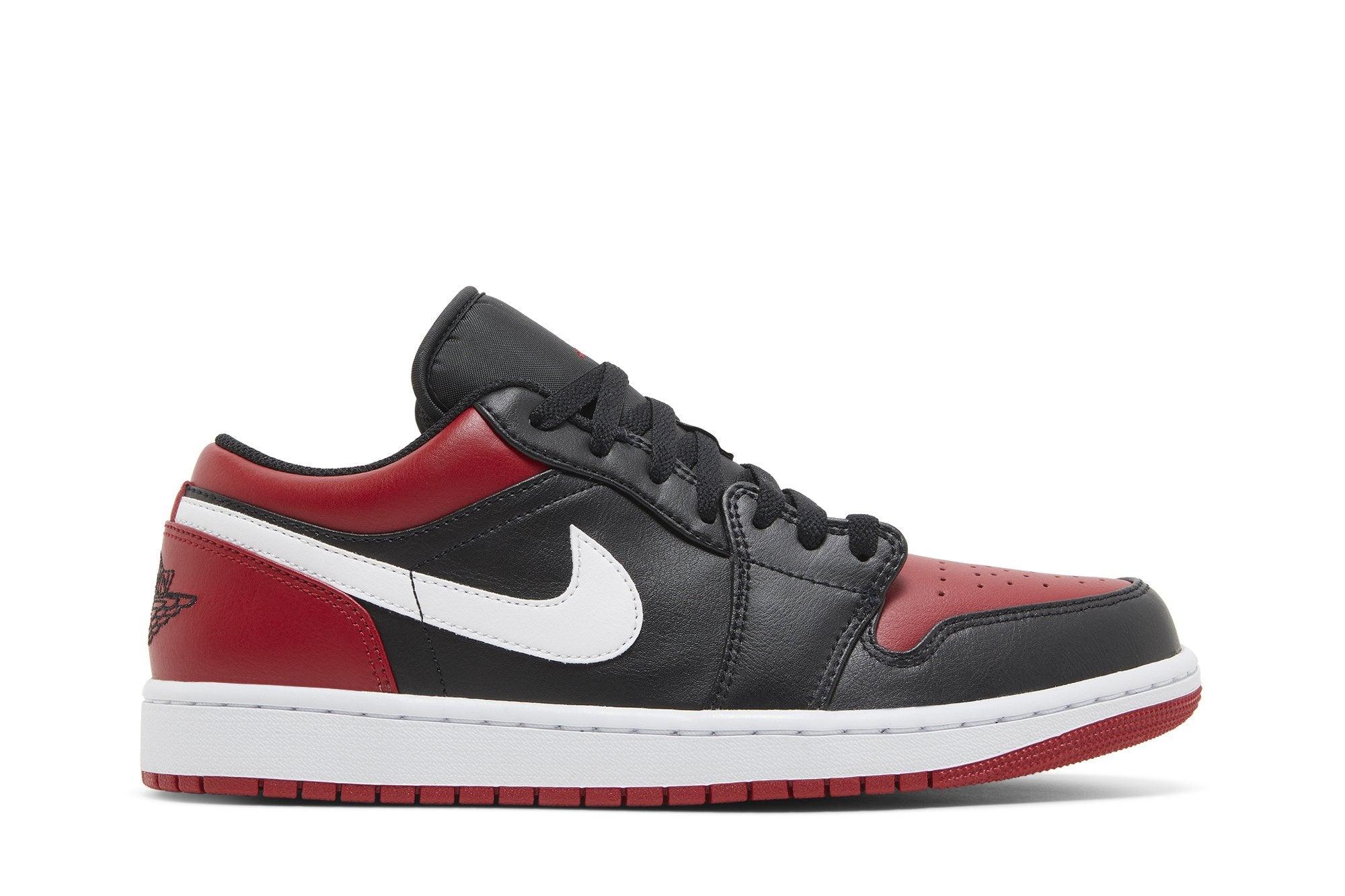 Air Jordan 1 Low Alternate Bred Toe Vermelho
