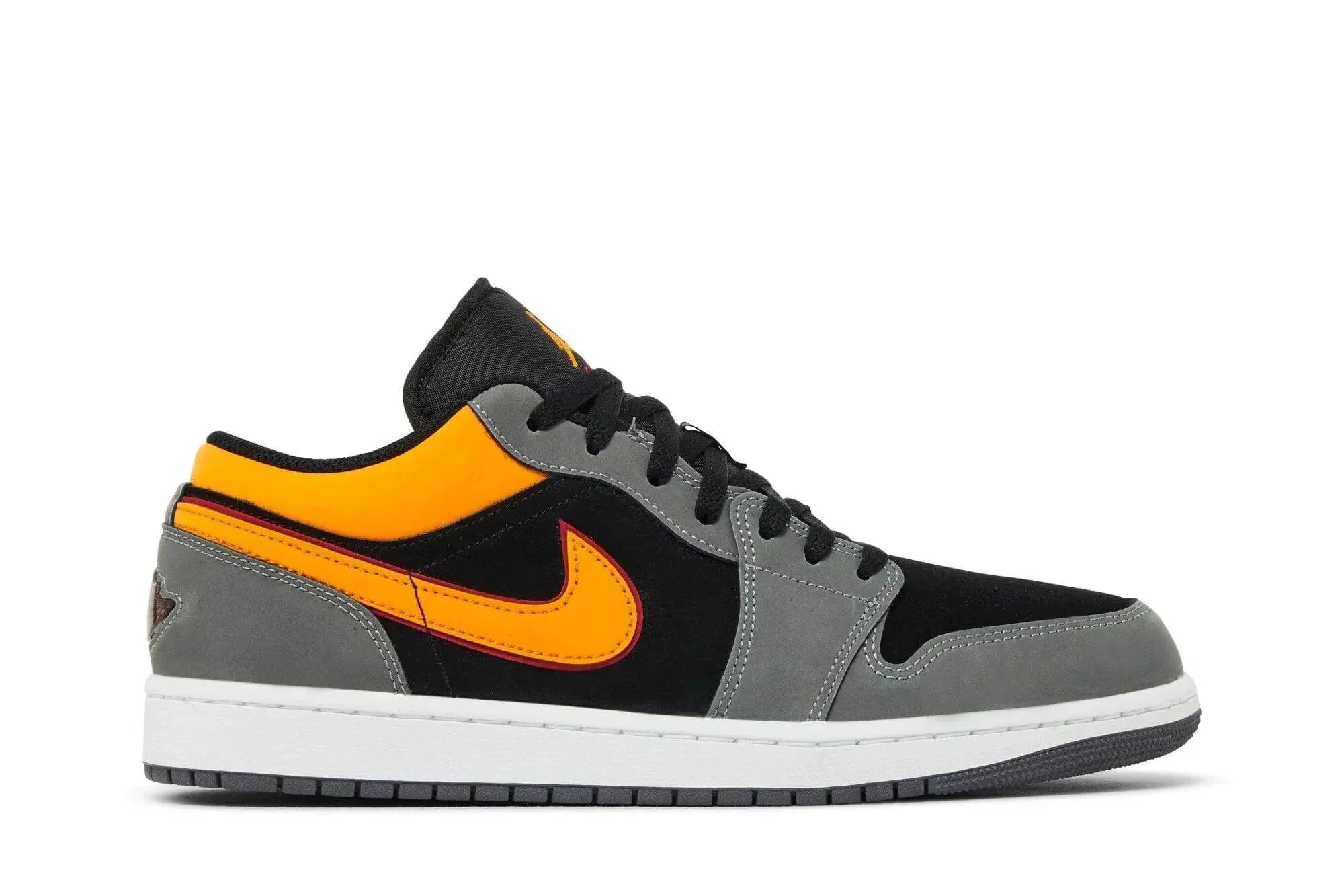 Air Jordan 1 Low SE Vivid Orange Cinza