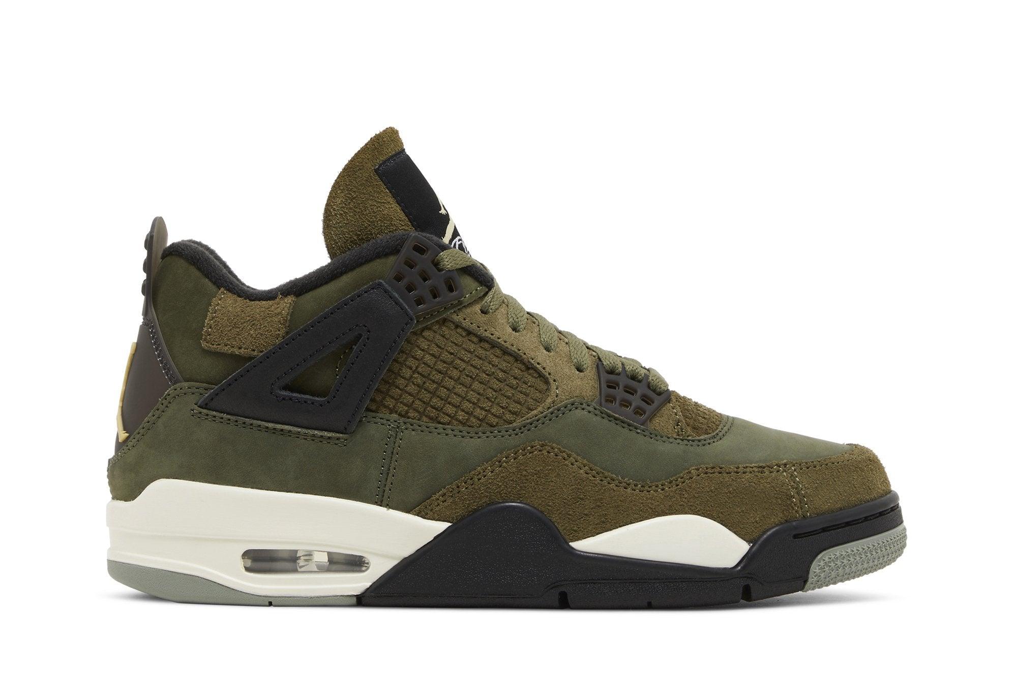 Air Jordan 4 Craft Medium Olive Verde
