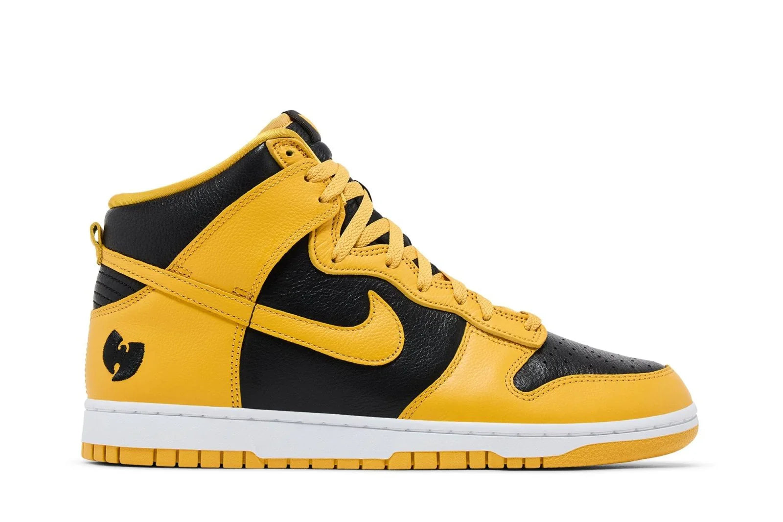 Nike Dunk High x Wu Tang Clan Black and Pollen Amarelo