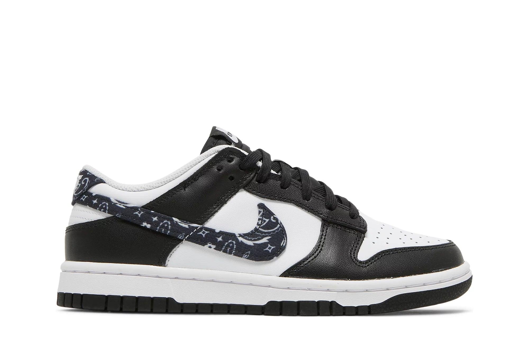 Nike Dunk Low Black Paisley Preto