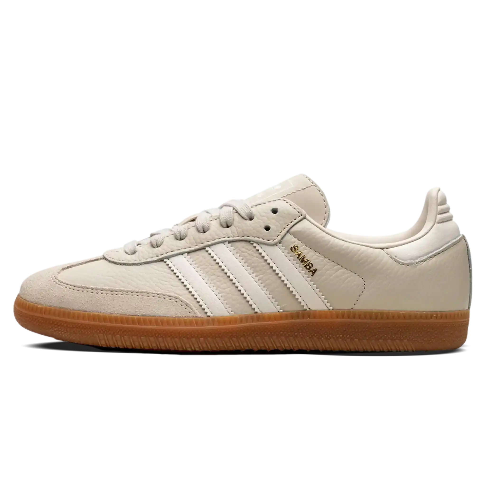 Tênis Adidas Samba OG Feminino "Aluminium" Bege - IE7013