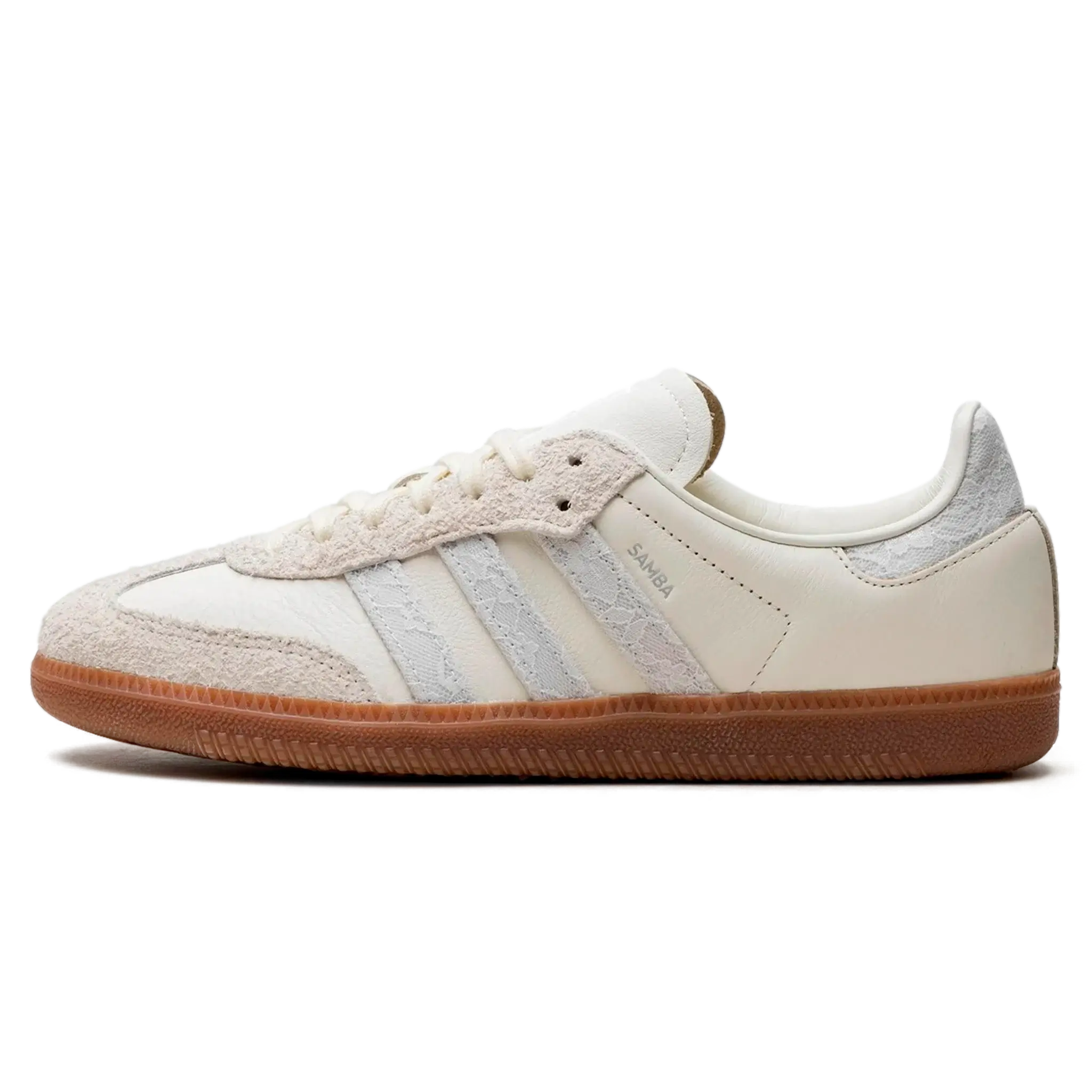 Tênis Adidas Samba OG x NAKED "Copenhagen Lace" Branco - JI3993