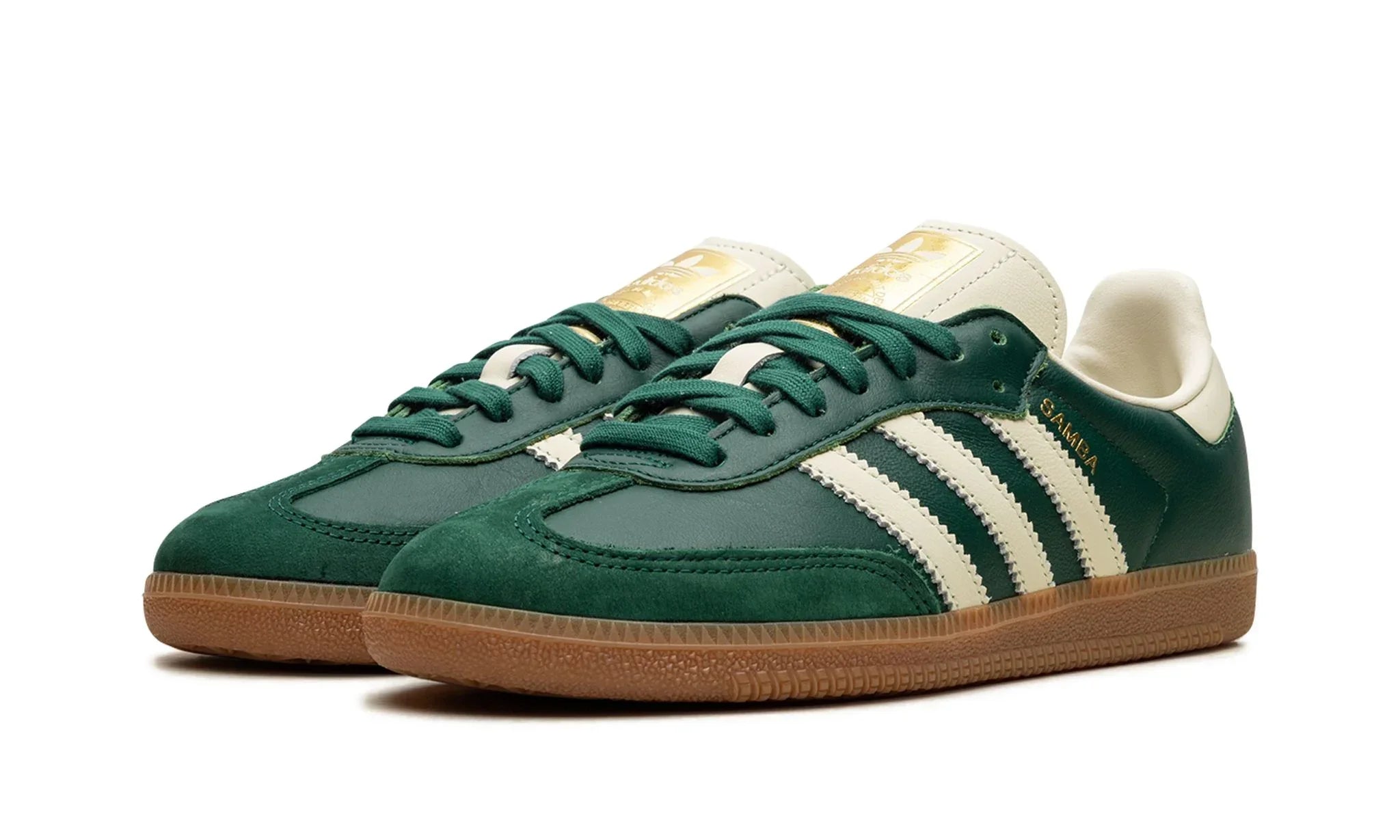 Tênis Adidas Samba OG Feminino "Collegiate Green Cream White" - IE0872