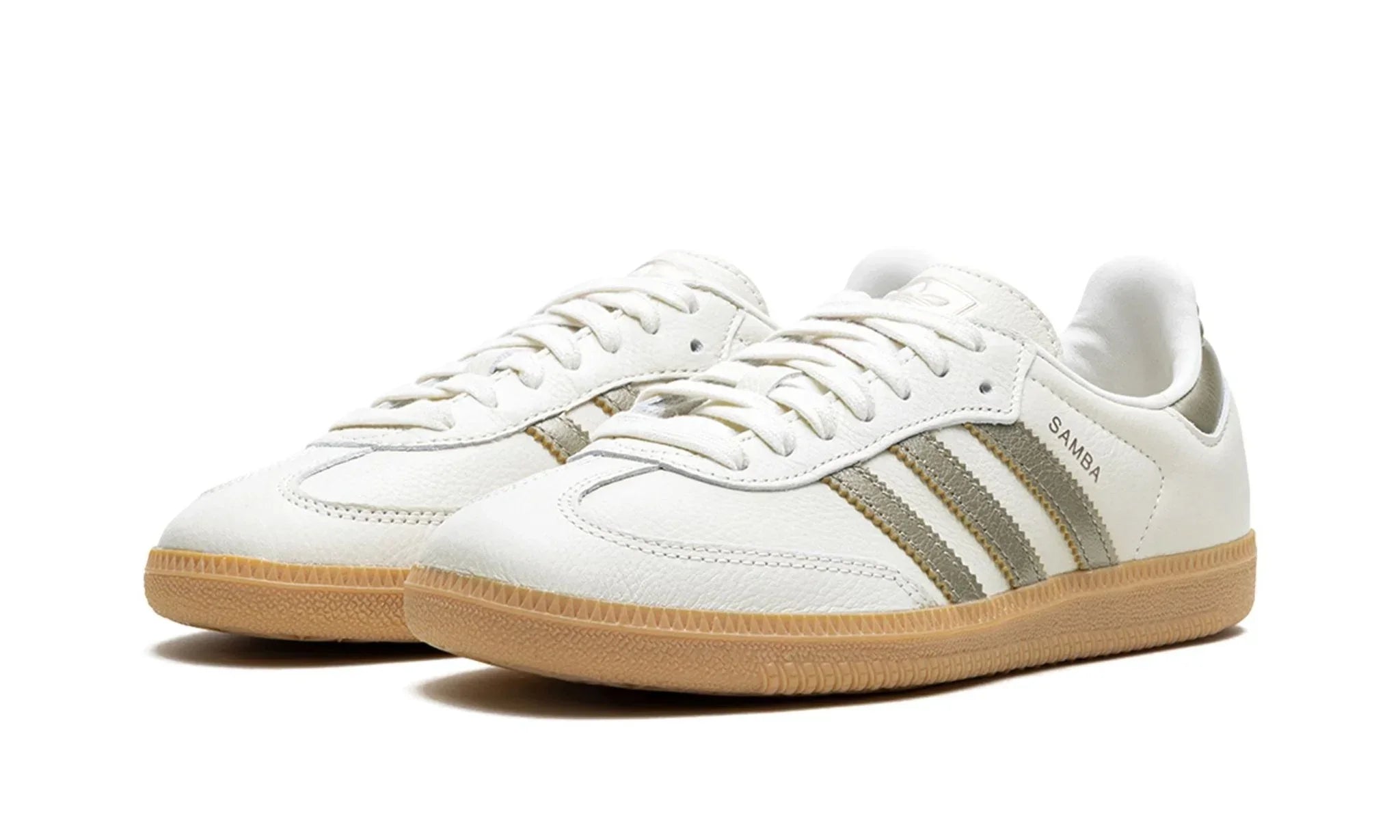 Tênis Adidas Samba OG Feminino "Cyber Mettalic" Branco - IG1964