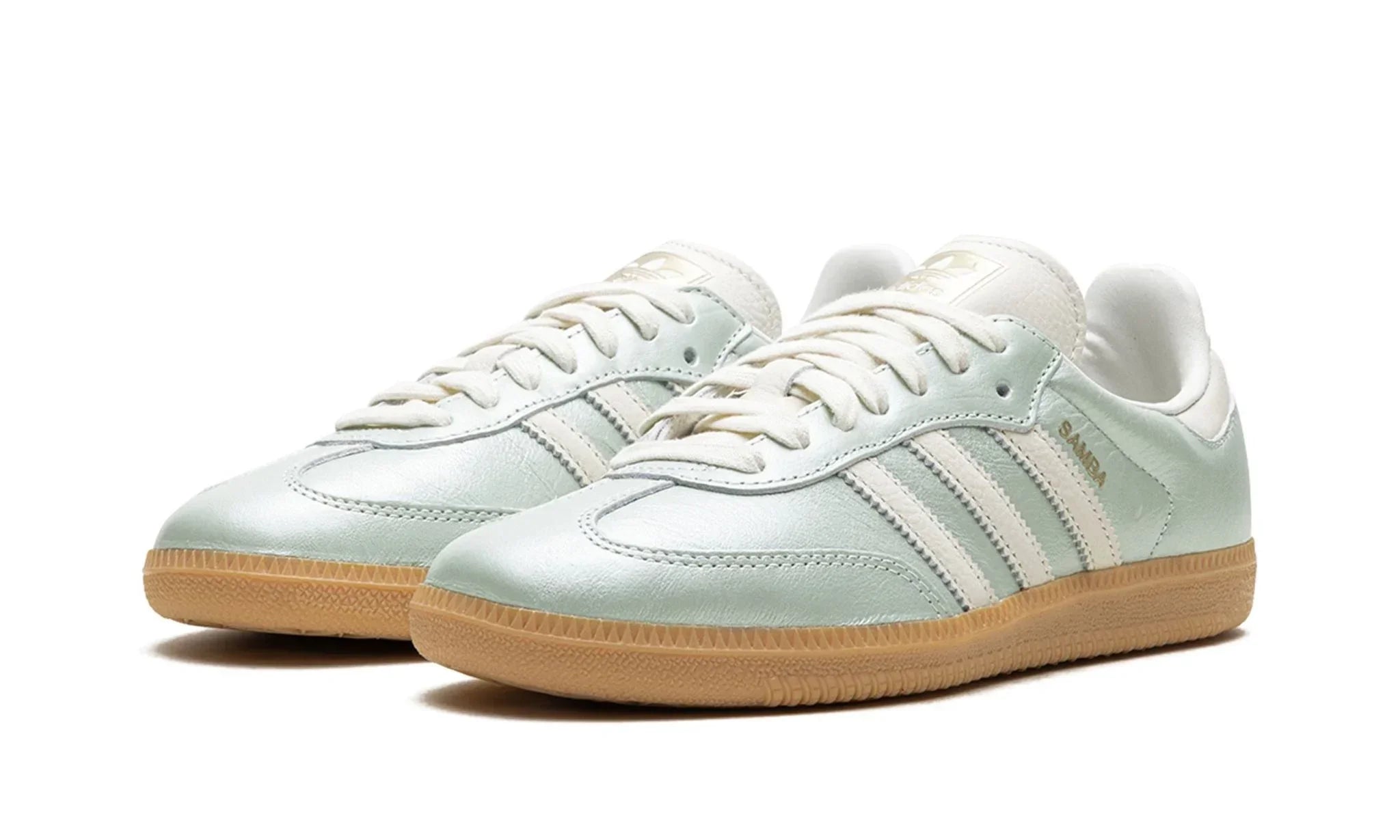 Tênis Adidas Samba OG Feminino "Cyber Mettalic" Azul - IG1965