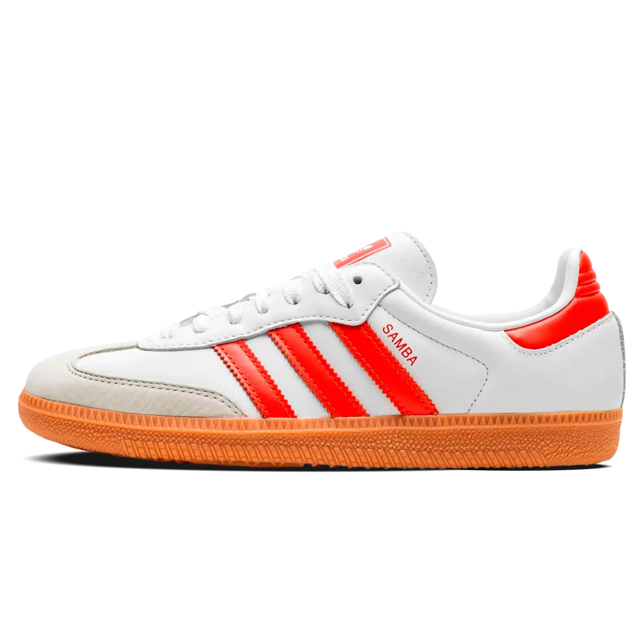 Tênis Adidas Samba OG Feminino "White Solar Red" Branco / Vermelho - IF6513
