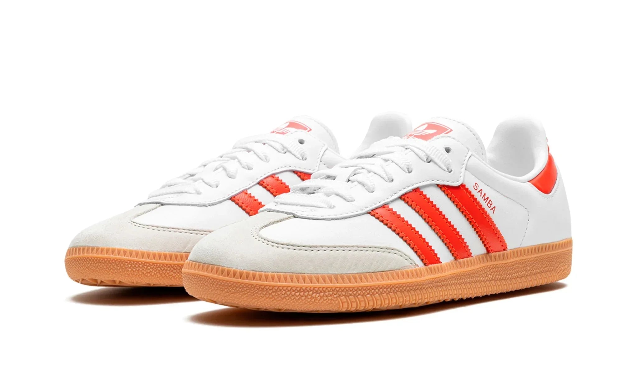 Tênis Adidas Samba OG Feminino "White Solar Red" Branco / Vermelho - IF6513
