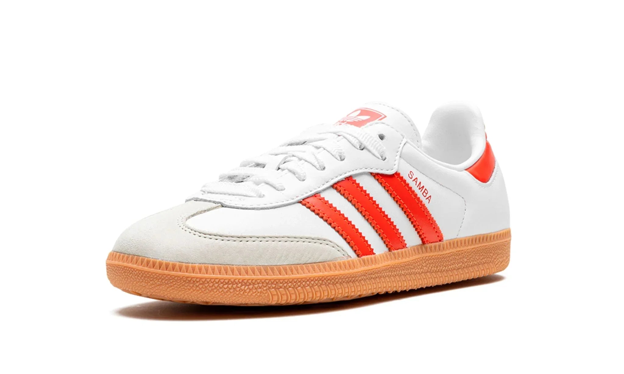 Tênis Adidas Samba OG Feminino "White Solar Red" Branco / Vermelho - IF6513