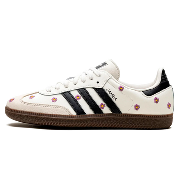 Tênis Adidas Samba OG Feminino 'White Floral Embroidery' Branco - IF4398