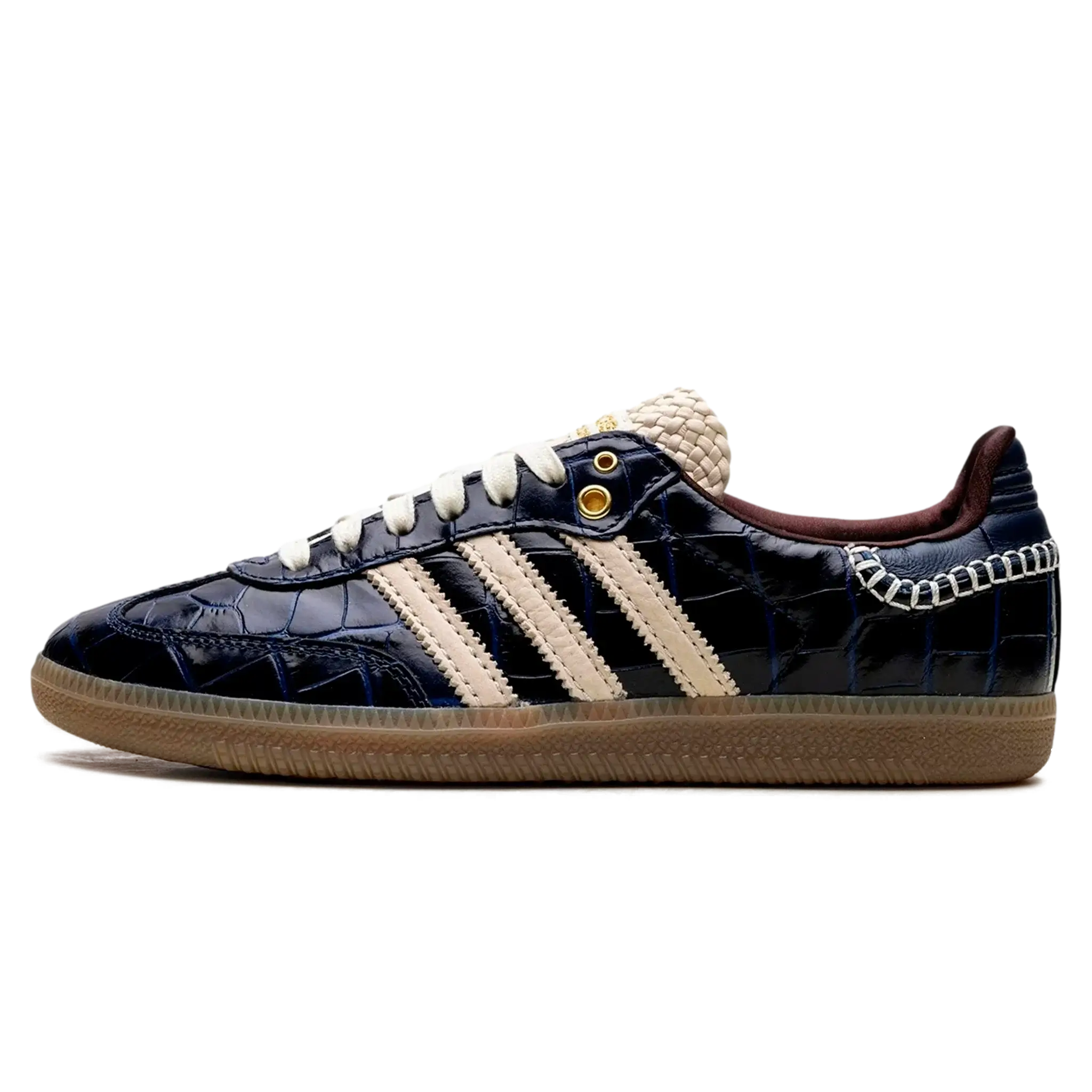 Tênis Adidas Samba x Wales Bonner "Navy Croc" Azul - JH9825