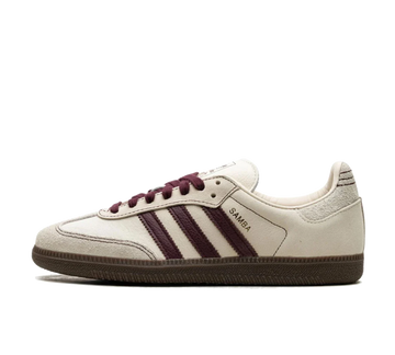 Adidas Samba OG 'Wonder White Maroon' Bege/Vinho - IG1987