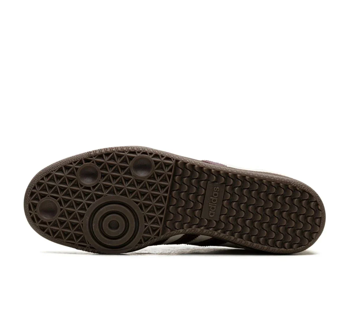 Adidas Samba OG 'Wonder White Maroon' Bege/Vinho - IG1987