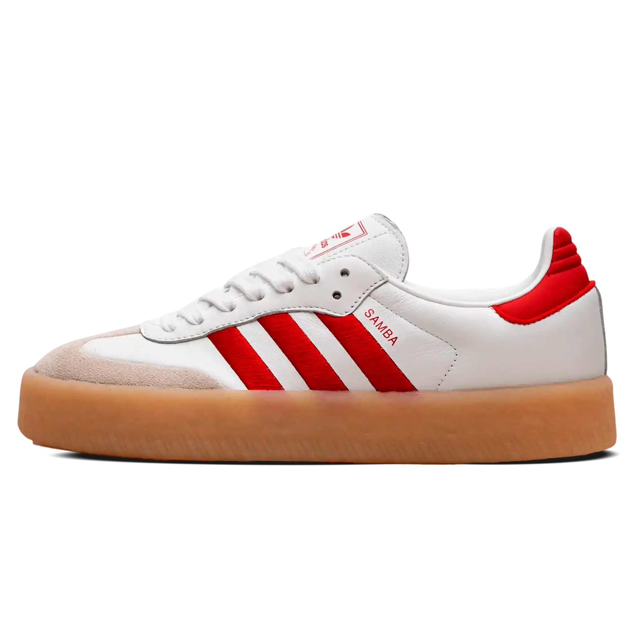 Tênis Adidas Sambae Feminino "Scarlet Red" Branco / Vermelho - ID0438