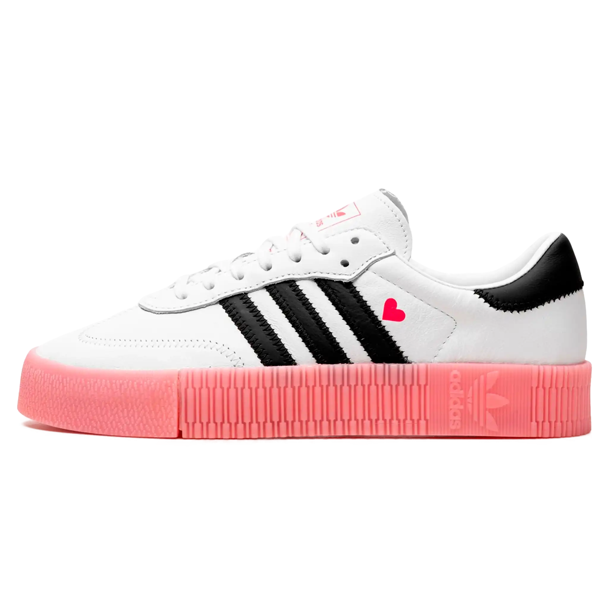 Tênis Adidas Sambarose Feminino "Valentine" Branco / Preto - EF4965