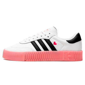 Tênis Adidas Sambarose Feminino "Valentine" Branco / Preto - EF4965
