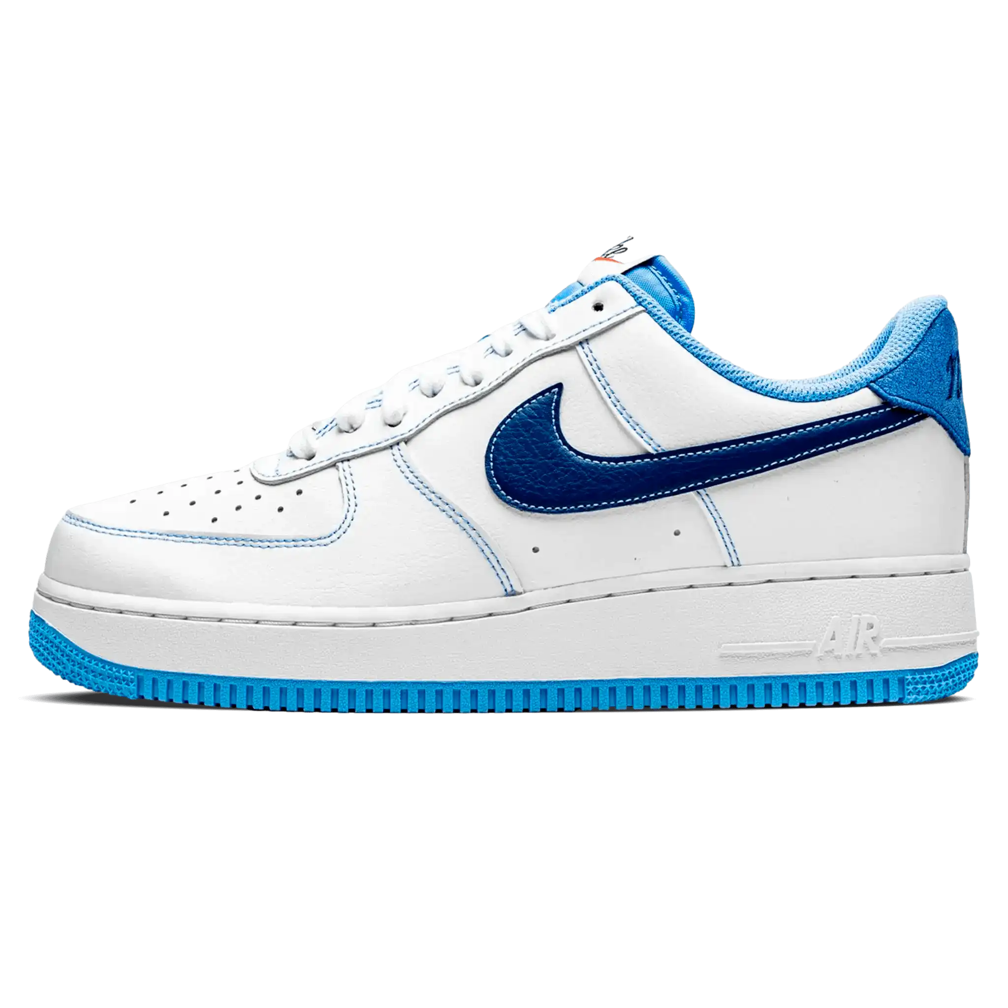 Tênis Air Force 1 Feminino "White University Blue" Branco / Azul - DA8478-100