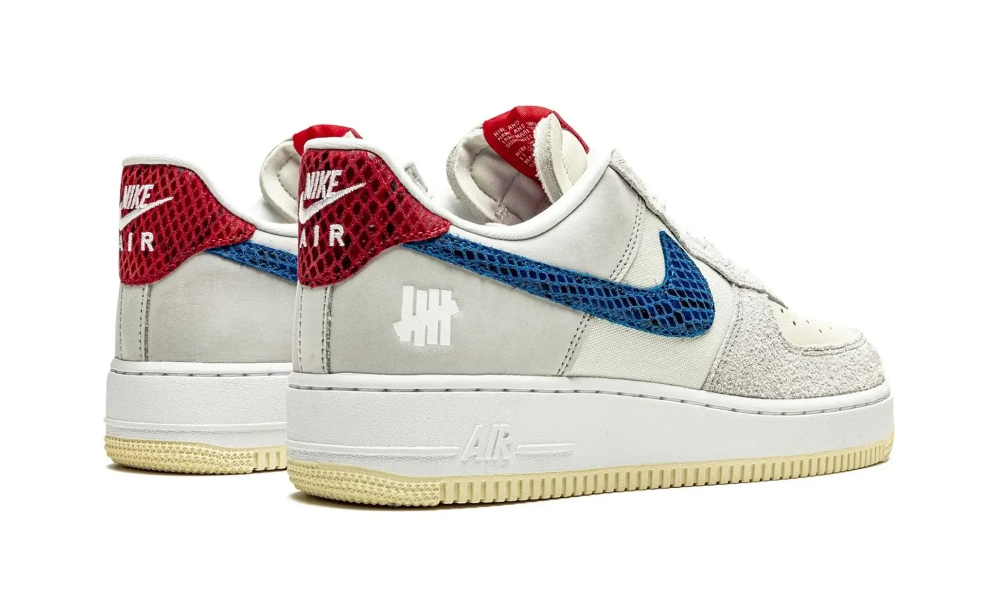 Tênis Air Force 1 x Undefeated "5 on it" Cinza - DM8461-001