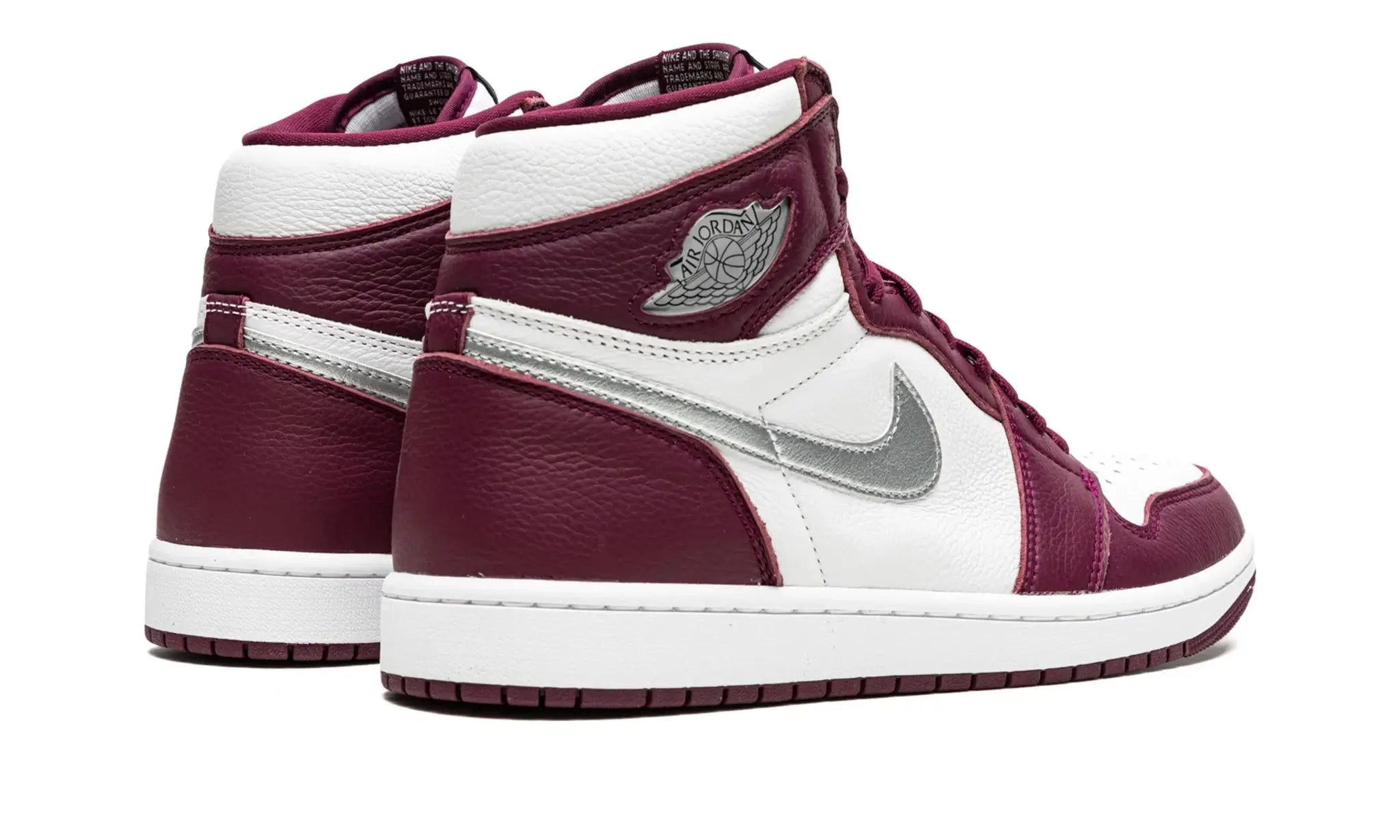 Tênis Air Jordan 1 High "Bordeaux" Bordô - 555088-611