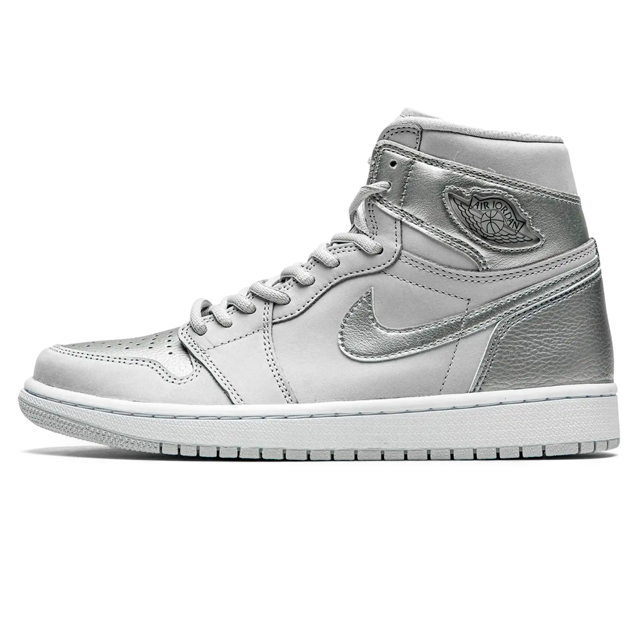 Tênis Air Jordan 1 High "CO. Japan" Cinza / Prata - DC1788-029