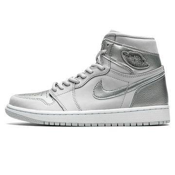 Tênis Air Jordan 1 High "CO. Japan" Cinza / Prata - DC1788-029