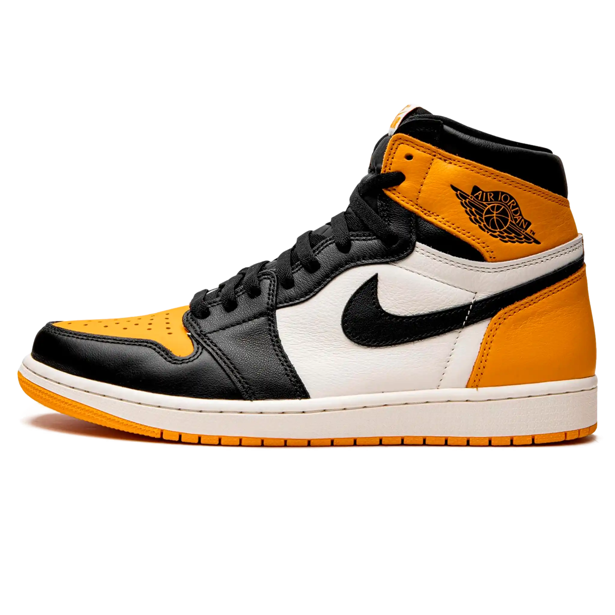 Tênis Air Jordan 1 High "Taxi Yellow" Amarelo / Preto - 555088-711