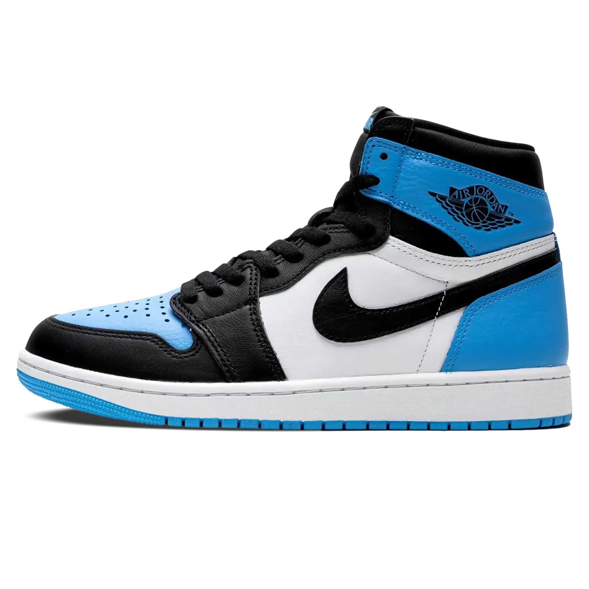 Tênis Air Jordan 1 High "UNC Toe" Azul - DZ5485-400