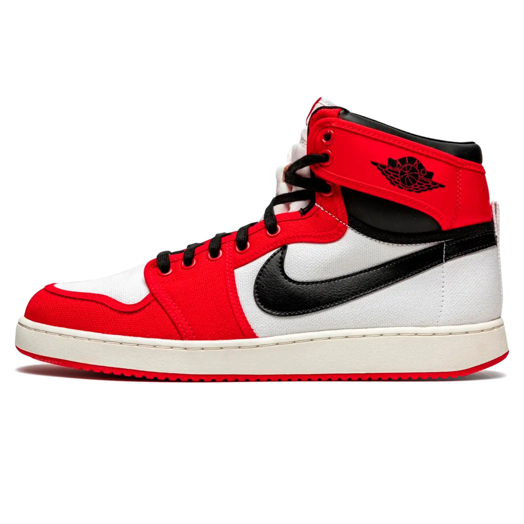 Tênis Air Jordan 1 KO Tecido "Chicago" Vermelho / Branco - DA9089-100