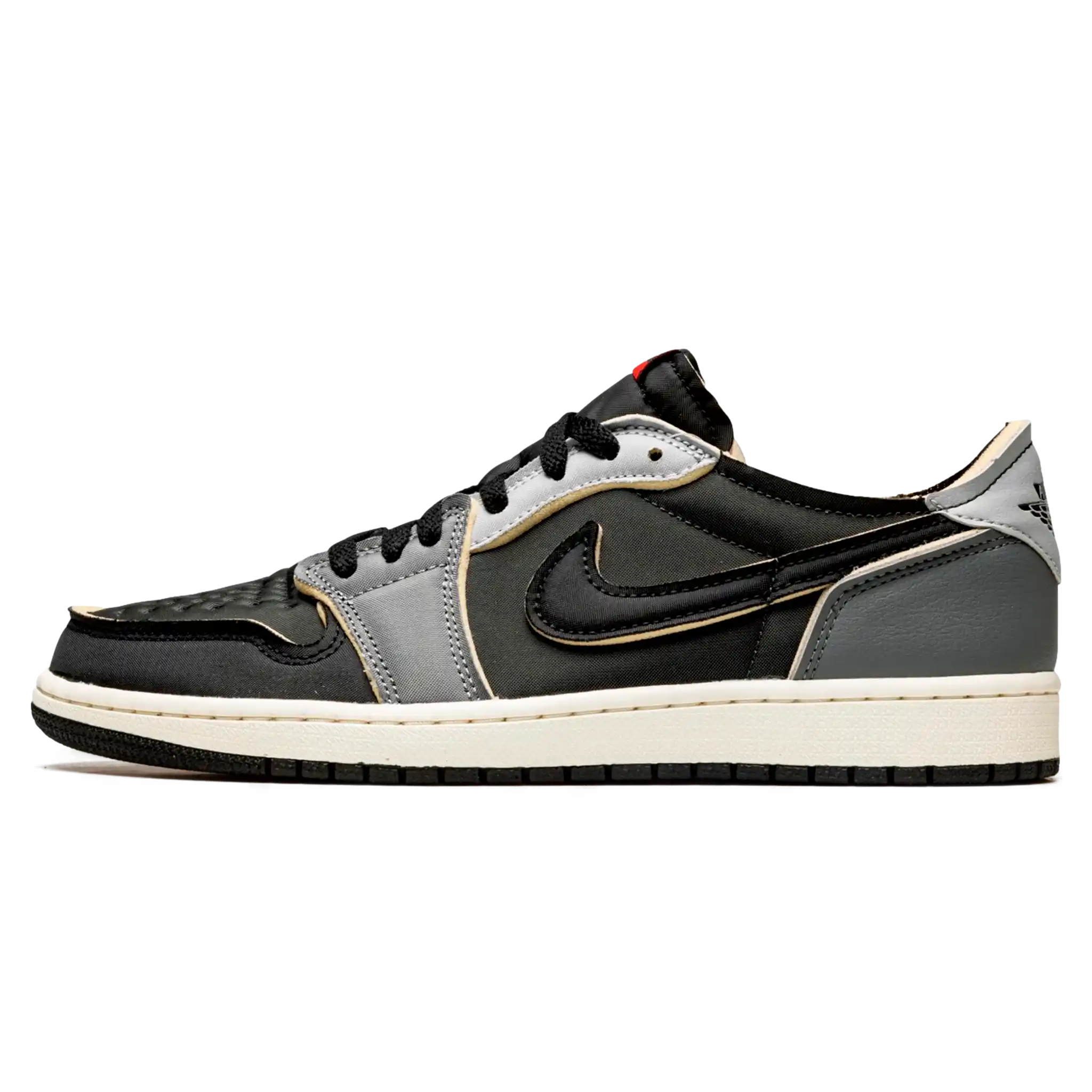 Tênis Air jordan 1 Low Masculino EX "Black Smoke Grey" Preto / Cinza - DV0982-006