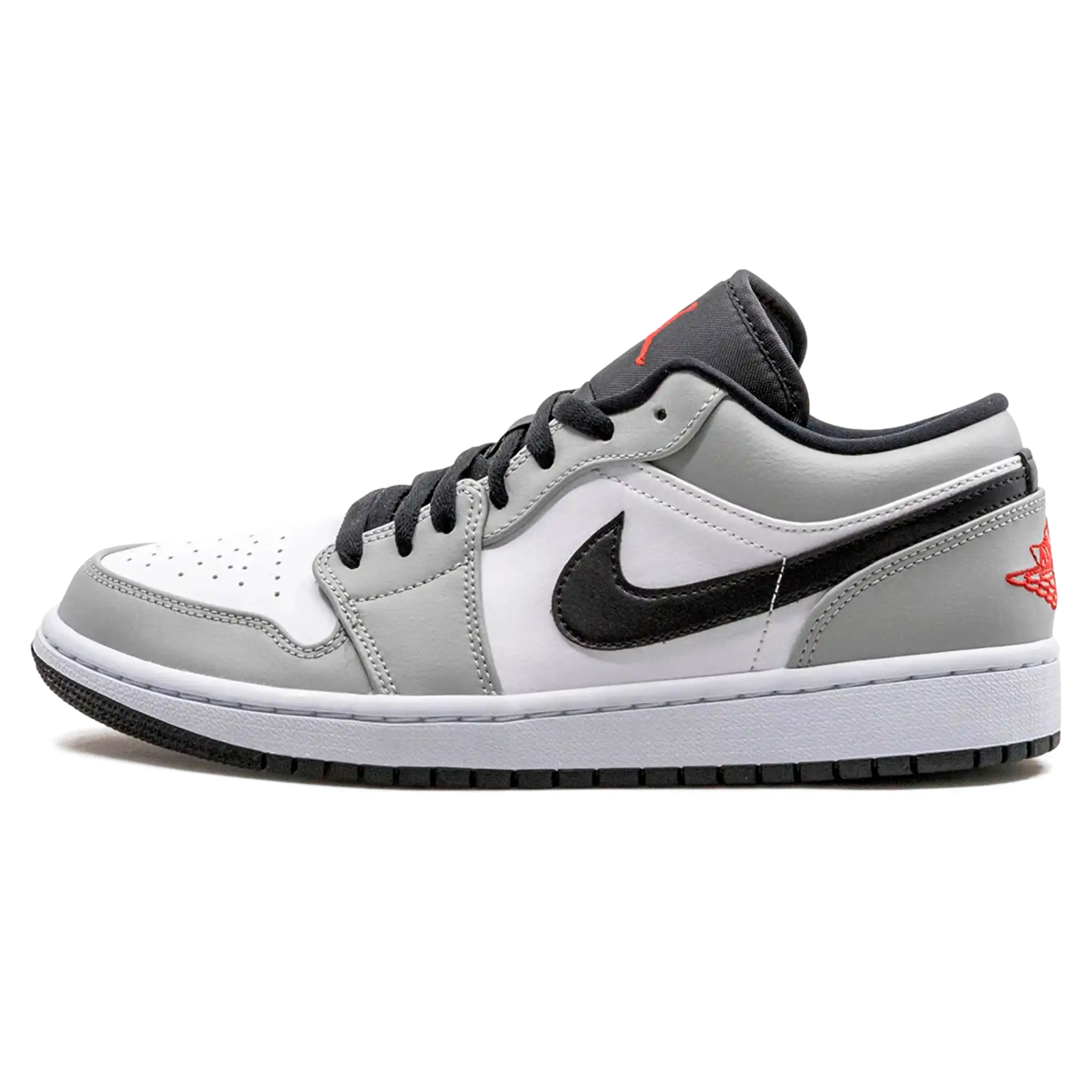 Tênis Air jordan 1 Low "Light Smoke Grey" - 553558-030