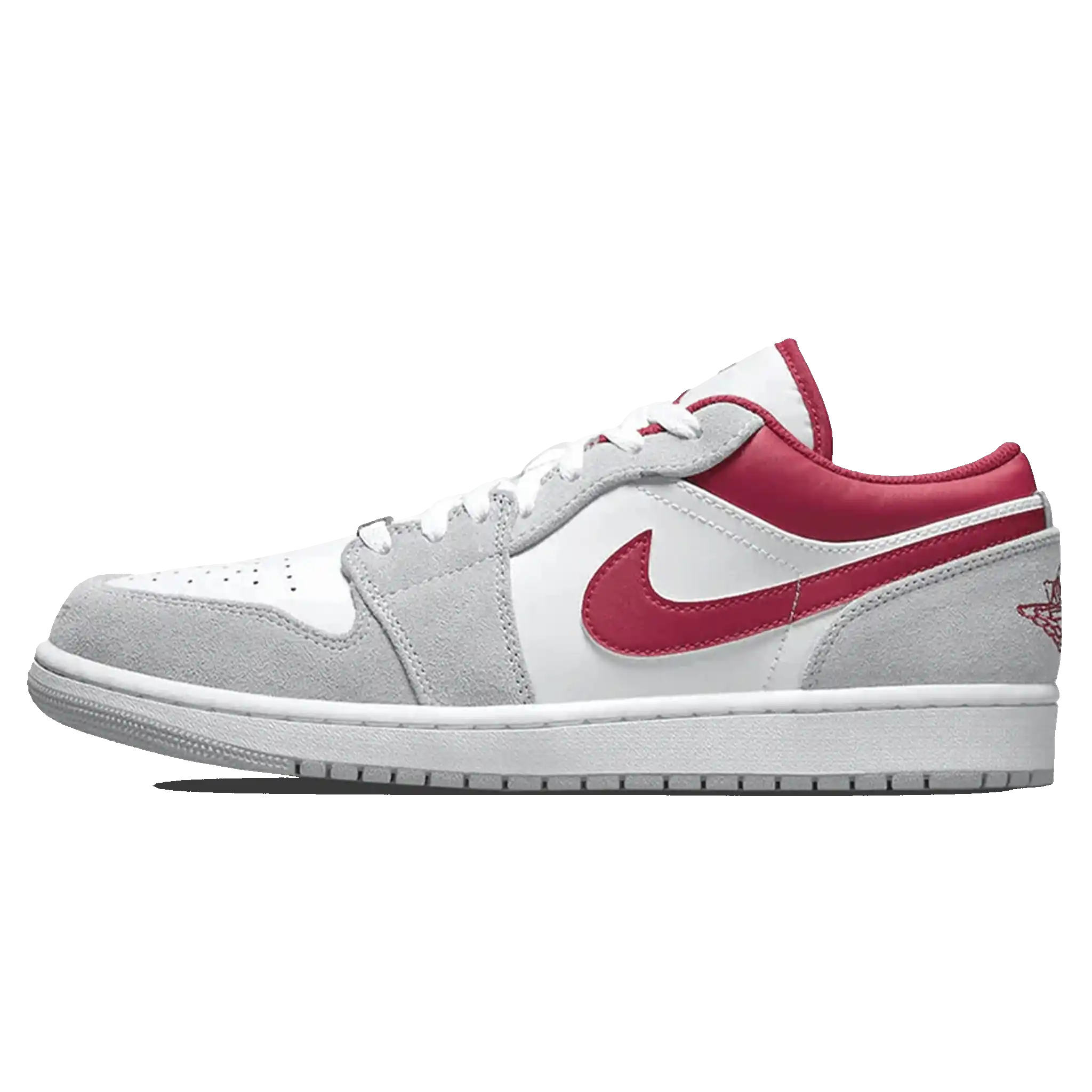 Tênis Air jordan 1 Low "Light Smoke Gym Red" - DC6991-016