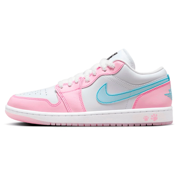 Tênis Air jordan 1 Low Feminino "Paw Print" Rosa - HM3706-141