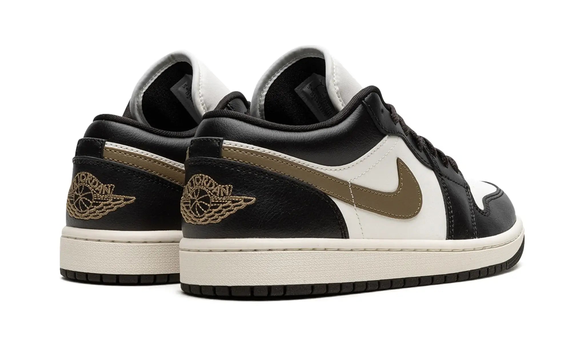 Tênis Air Jordan 1 Low "Shadow Brown" Preto / Dourado - DC0774-200