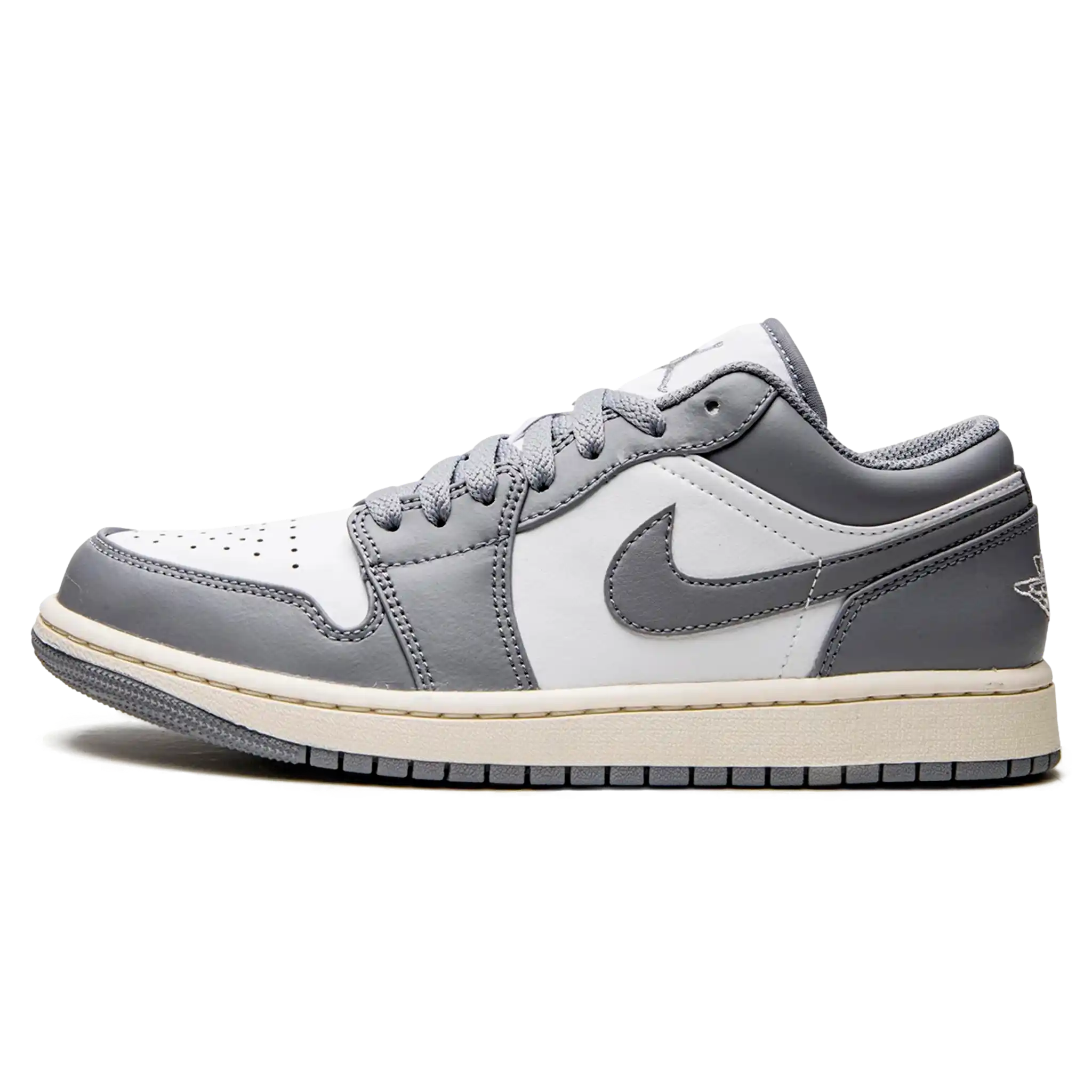 Tênis Air jordan 1 Low Masculino "Vintage Grey" Cinza / Branco - 553558-053