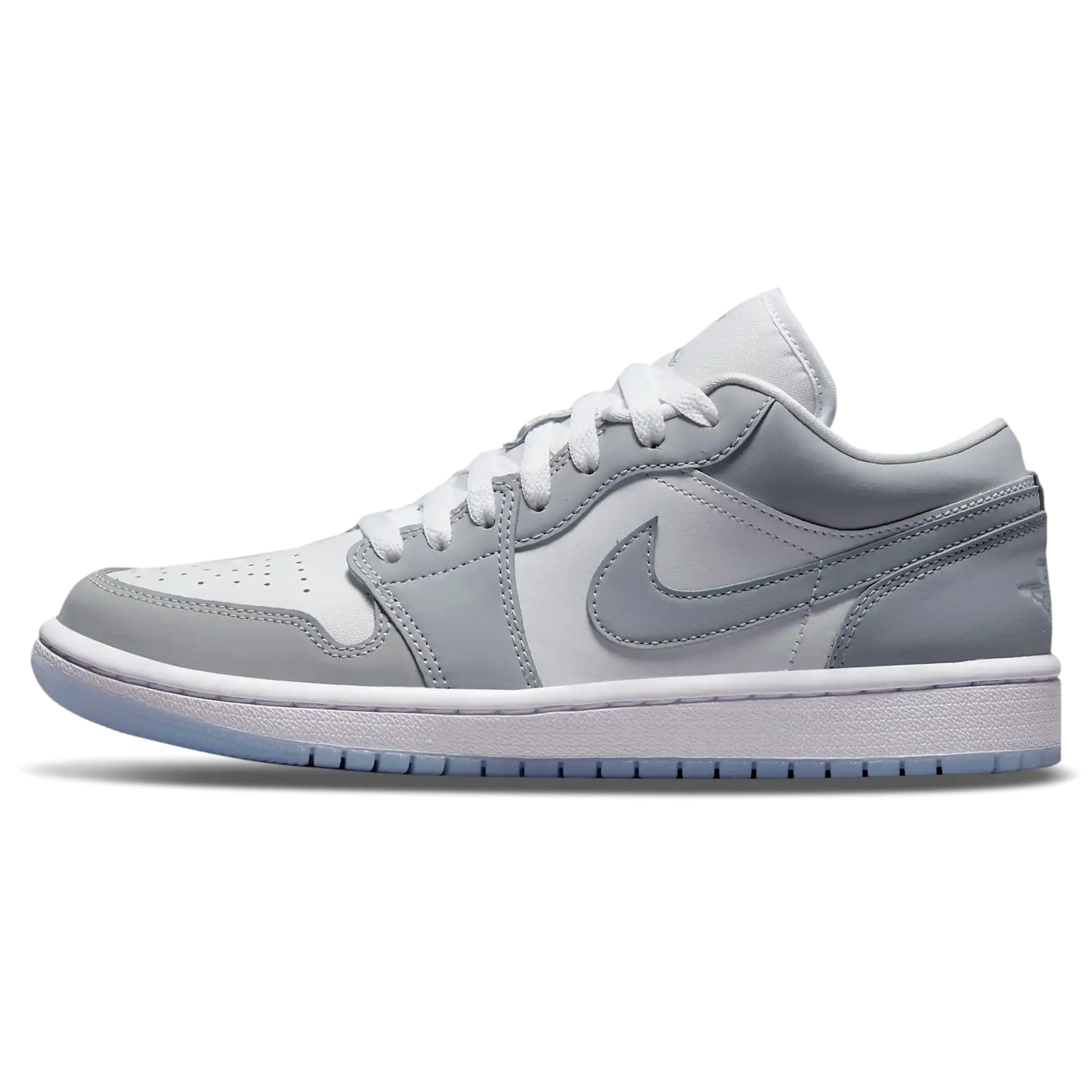 Tênis Air jordan 1 Low Feminino "Wolf Grey" Cinza / Branco - DC0774-105