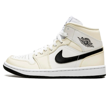 Tênis Air Jordan 1 Mid Feminino "Coconut MIlk" Amarelo - BQ6472-121