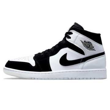 Tênis Air Jordan 1 Mid "Diamond" Preto / Branco - DH6933-100