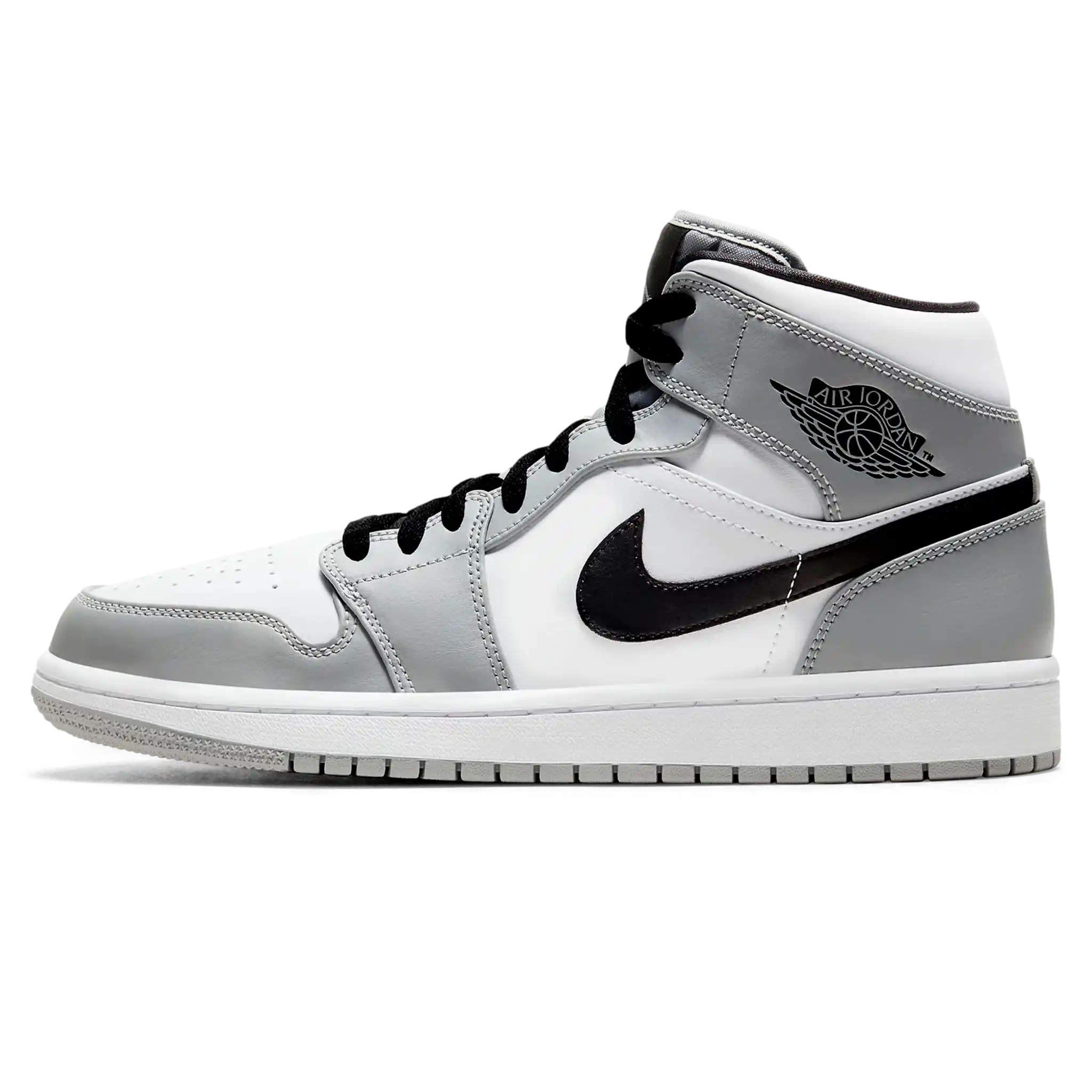 Tênis Air Jordan 1 Mid "Smoke Grey" - 554724-092