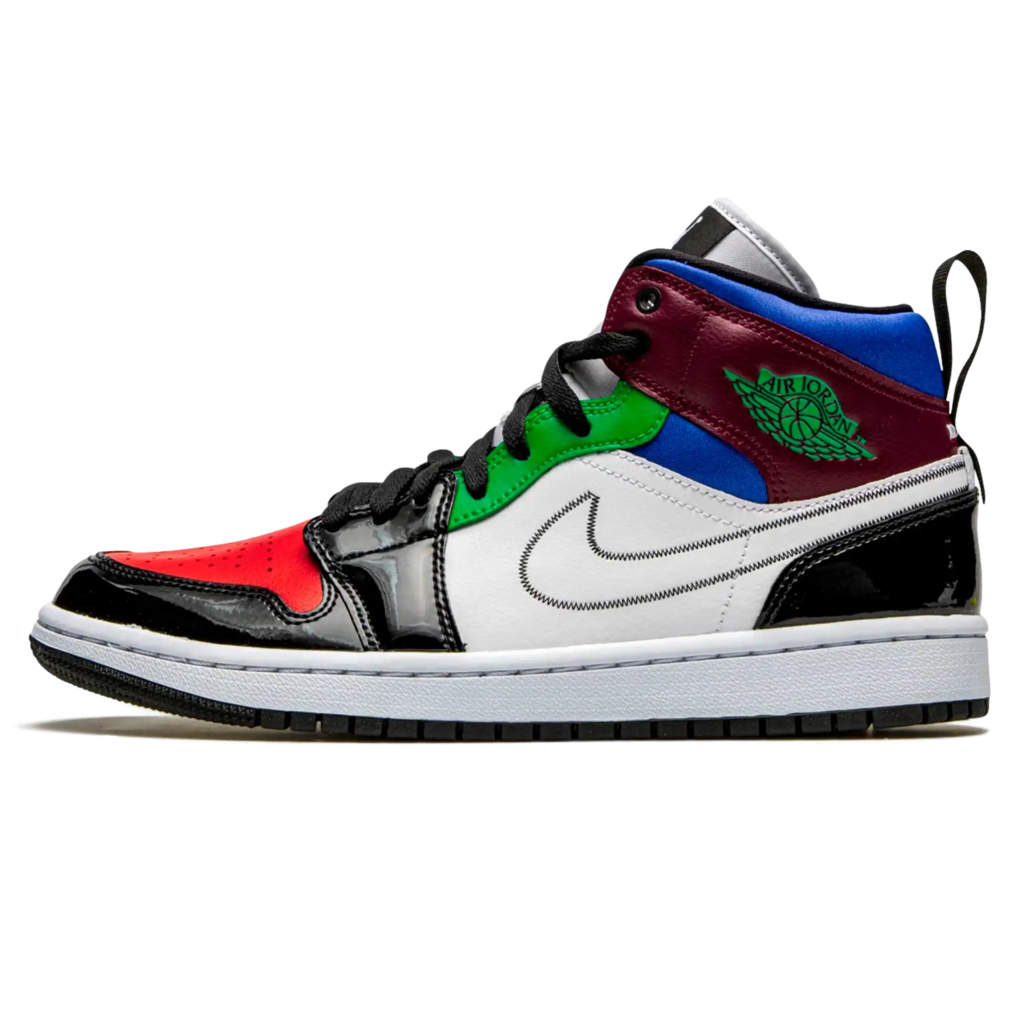 Tênis Air Jordan 1 Mid Feminino "Multicolor" - DB5454-001