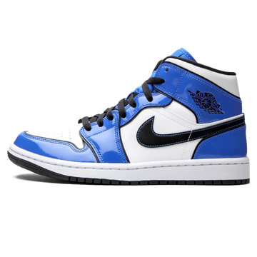 Tênis Air Jordan 1 Mid Feminino "Signal Blue" Azul - BQ6931-402