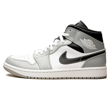 Tênis Air Jordan 1 Mid Feminino "Light Smoke Grey Anthracite" Cinza - 554725-078