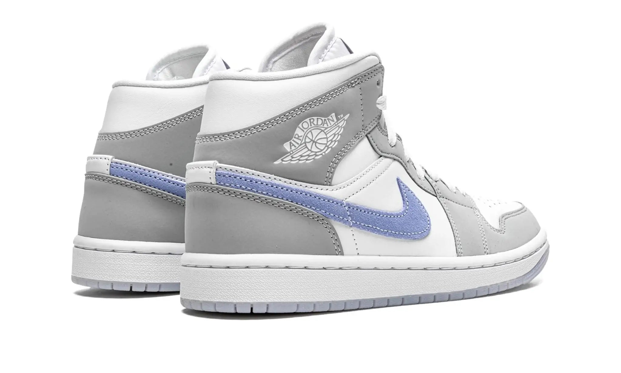 Tênis Air Jordan 1 Mid Feminino "Wolf Grey" Cinza - BQ6472-105