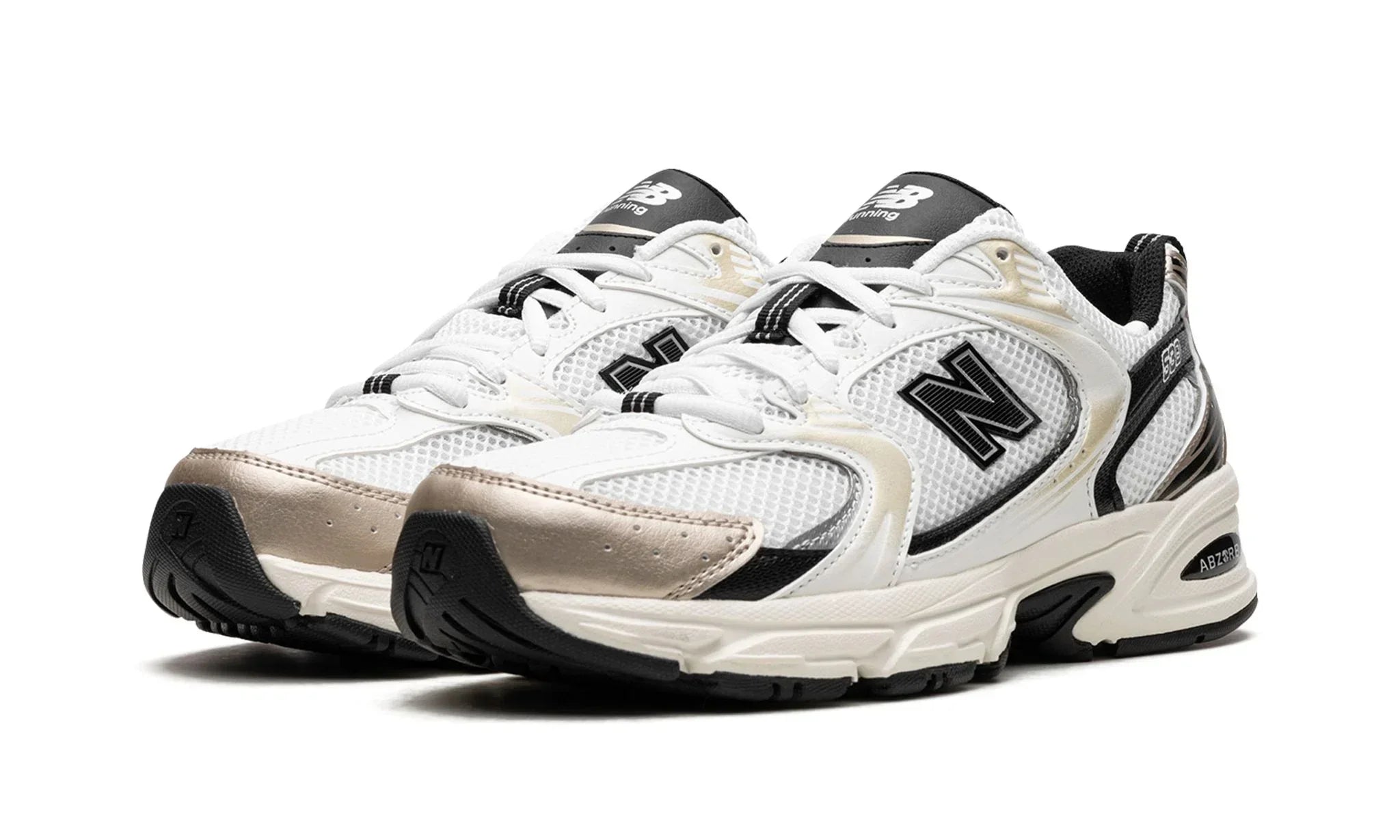 Tênis New Balance 530 "White & Light Gold Metallic" Dourado / Branco - MR530TC