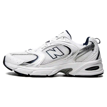 Tênis New Balance 530 "White Silver Navy" Prata / Azul - MR530SG