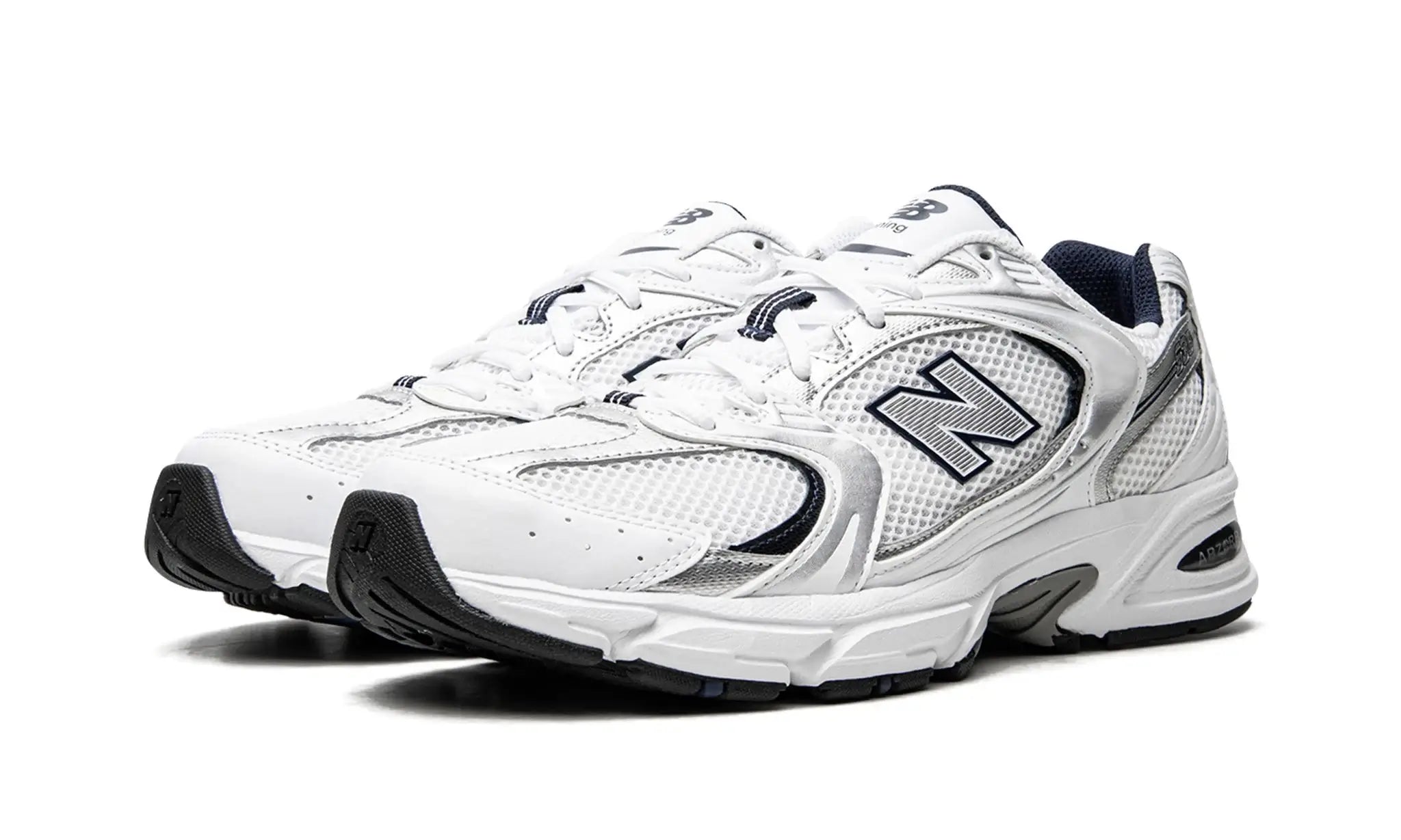 Tênis New Balance 530 "White Silver Navy" Prata / Azul - MR530SG