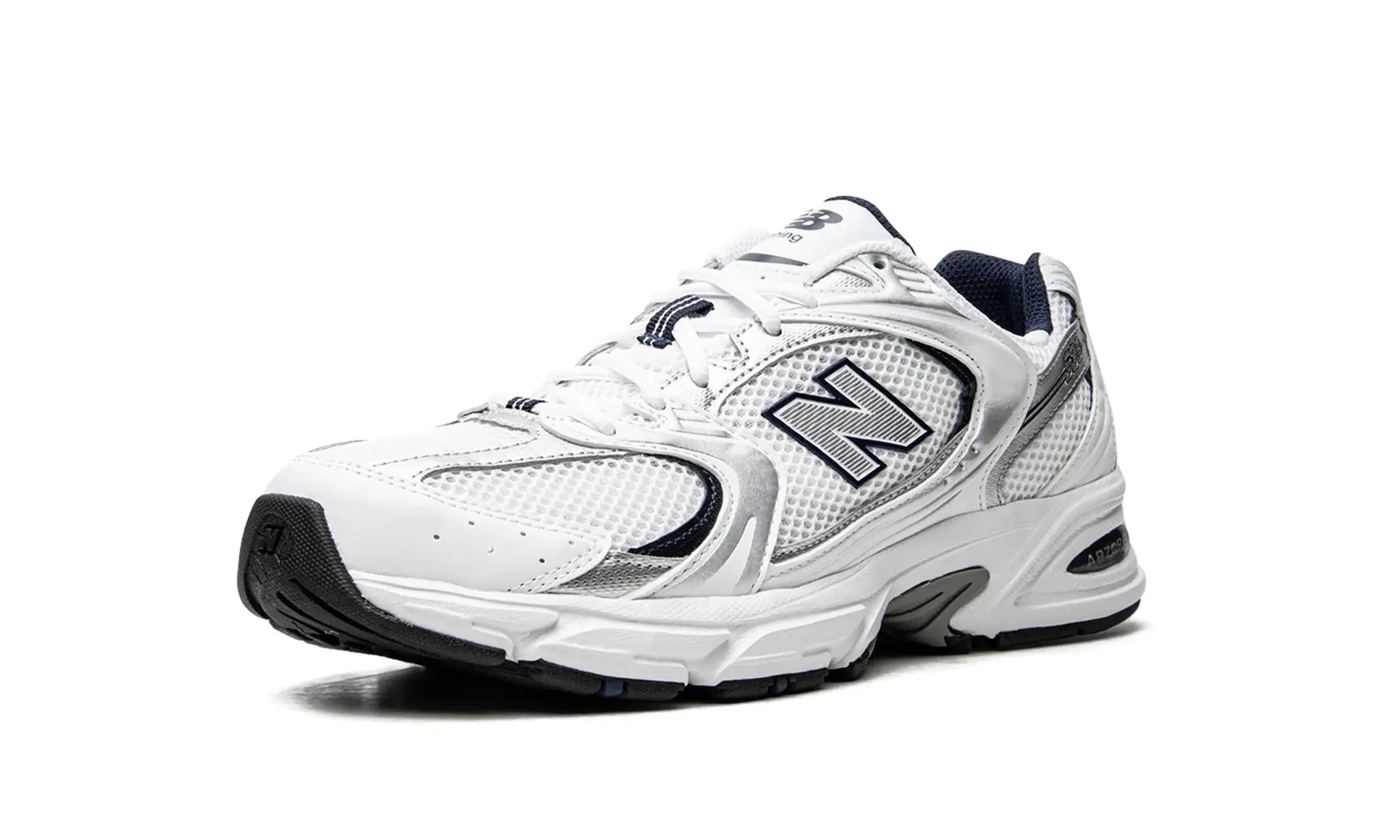 Tênis New Balance 530 "White Silver Navy" Prata / Azul - MR530SG